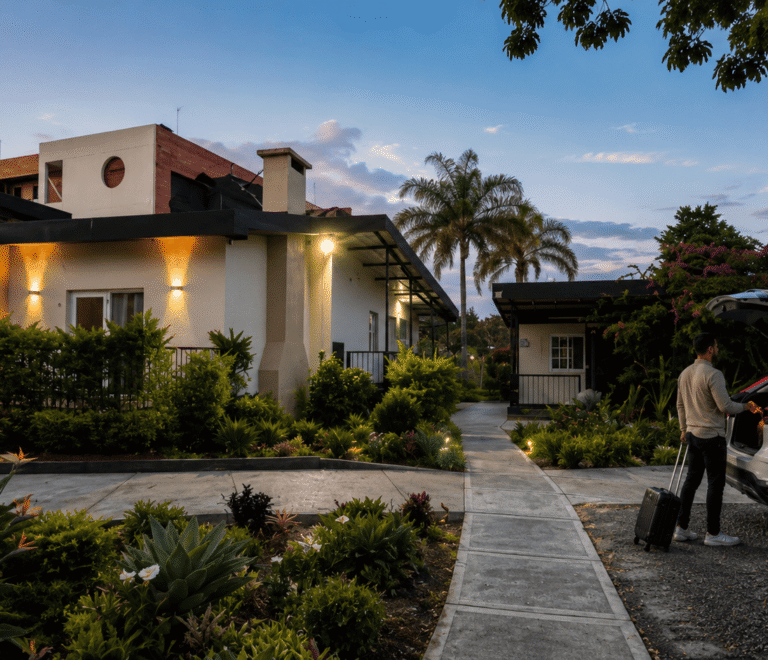 Hotel con parqueadero gratuito en Rionegro: una ventaja para viajar en carro propio